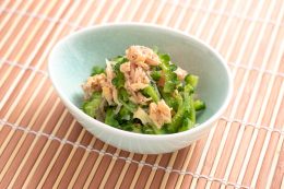 新生姜とゴーヤーの酢の物