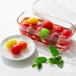 「べんりで酢」に漬けるだけ！ミニトマトのピクルス