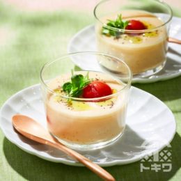 トマトの冷製茶碗蒸し