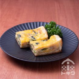玉子焼き器で作るキッシュ