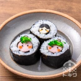 小鬼と福の神の巻き寿司
