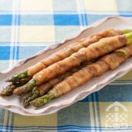 アスパラの肉巻き照り焼き