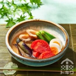 なすとトマトの夏おでん