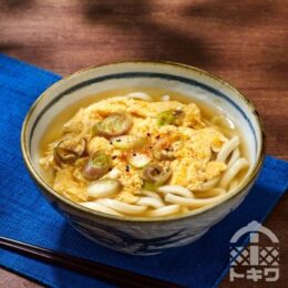みょうがの卵とじうどん