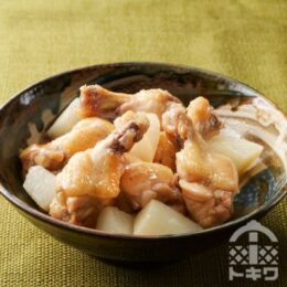 鶏手羽元と長芋のお酢煮