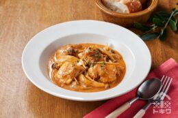 鶏肉のトマトクリーム煮