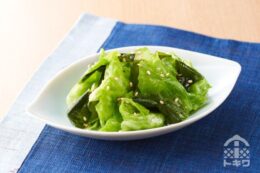 わかめとレタスの中華風酢の物